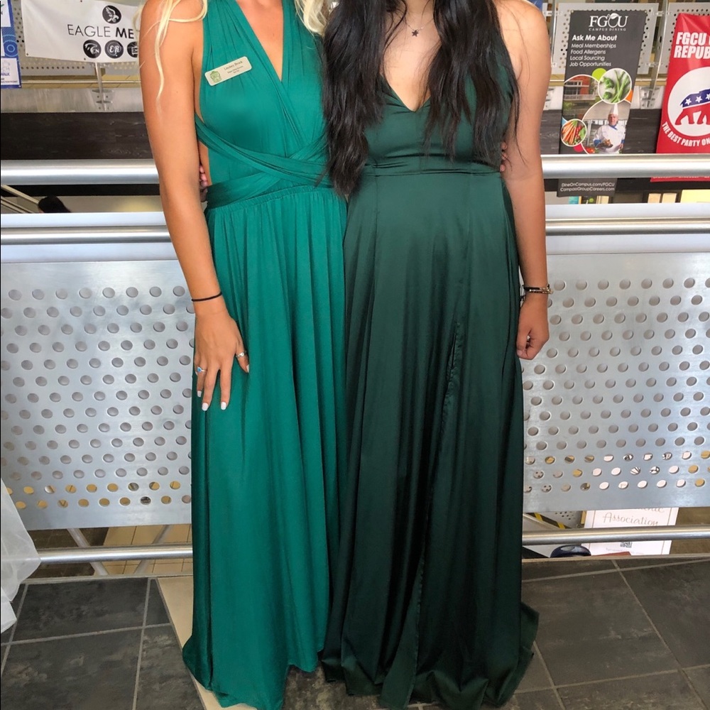 Dark green Maxi Dress Universal
